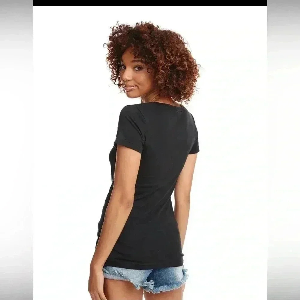 NWT screen printed novelty Show me your kitties black women’s tee all sizes - Picture 2 of 6